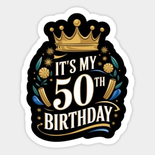 It's My 50th Birthday Sticker